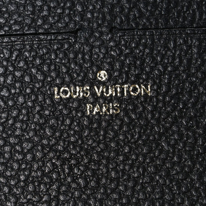 Louis Vuitton Calfskin Felicie Chain Wallet Card Holder Insert Black 6 of 6