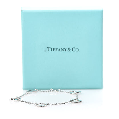 Tiffany Sterling Silver Elsa Peretti Open Heart Bracelet 5 of 5