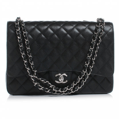 Chanel Caviar Quilted Maxi Double Flap Black 1 of 7