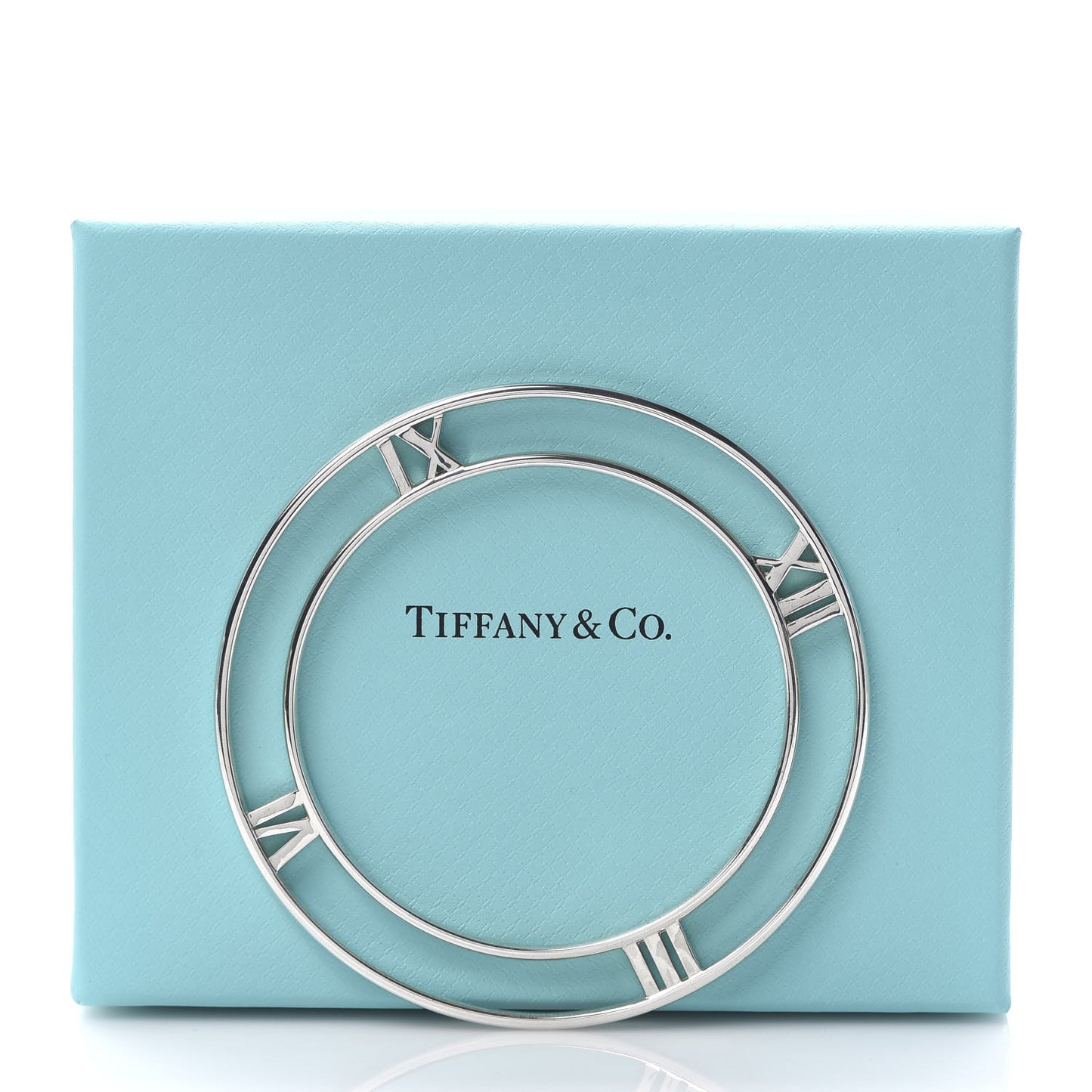 Sterling Silver Atlas Flat Bangle Bracelet