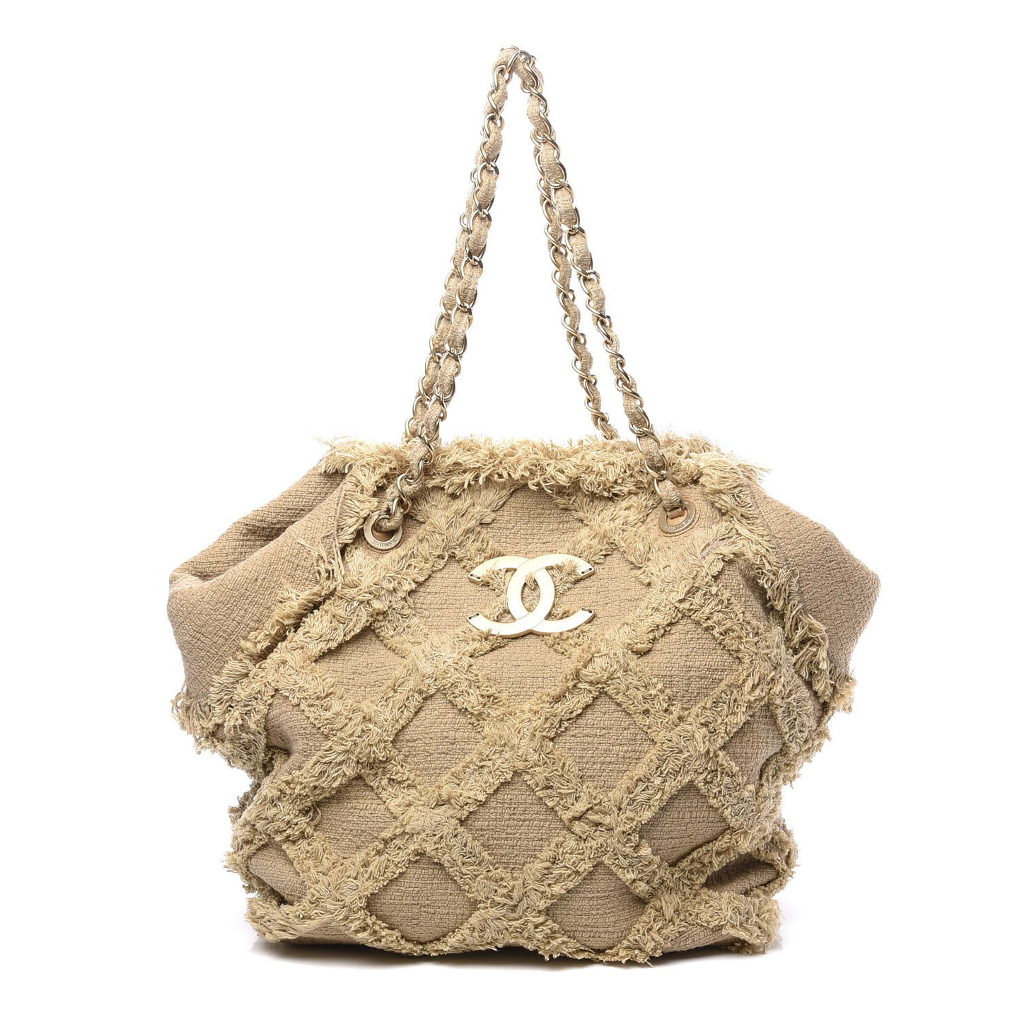 Tweed Nature Tote Beige