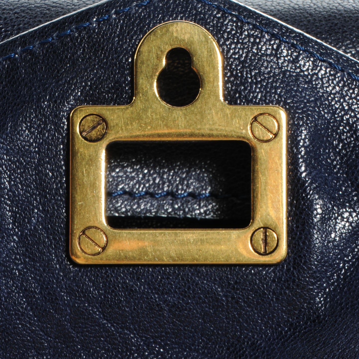 Lambskin PS1 Medium Satchel Midnight