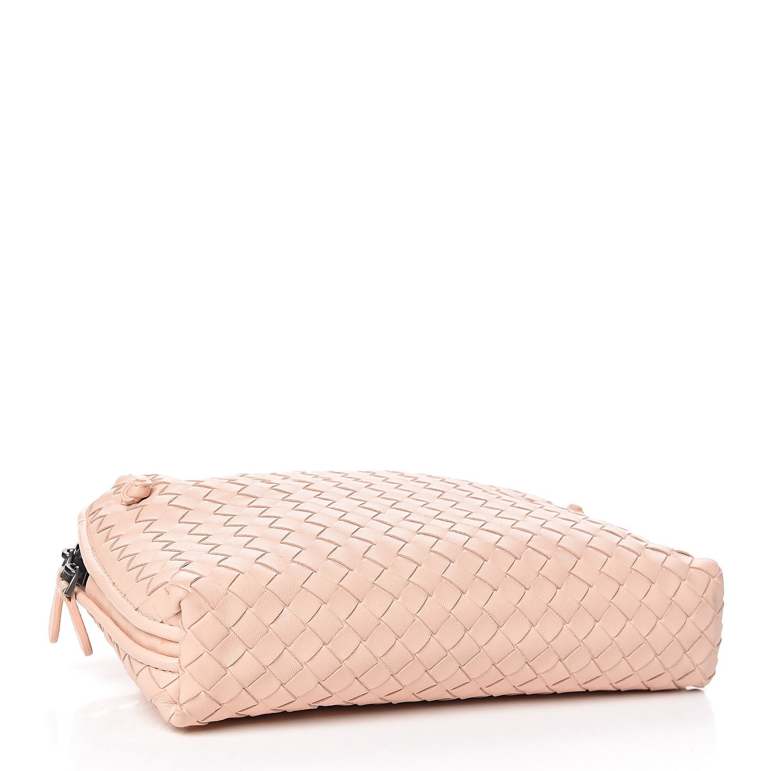Bottega Veneta Nappa Intrecciato Nodini Crossbody Messenger Flamingo 4 of 11
