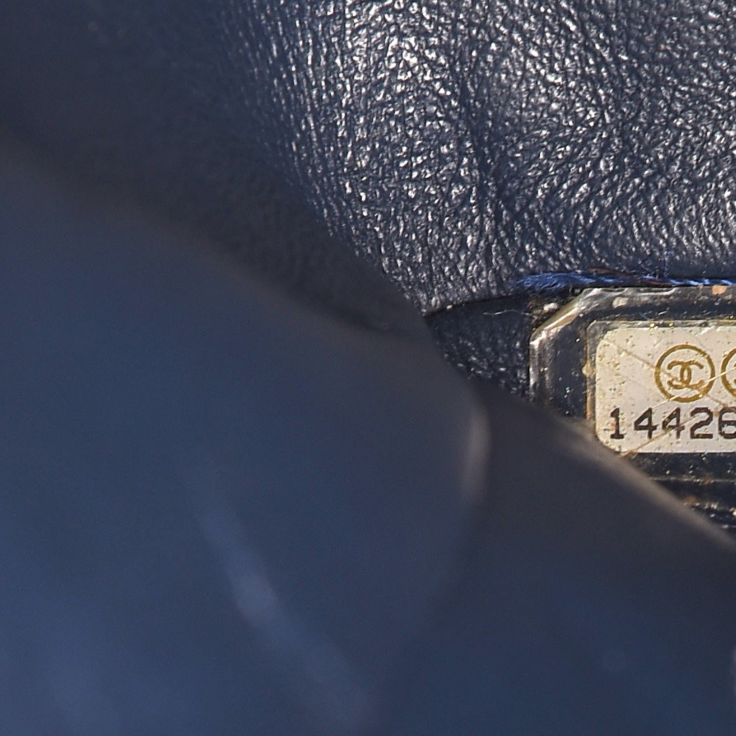 Chanel Patent Quilted Maxi Double Flap Navy Blue 7 of 15