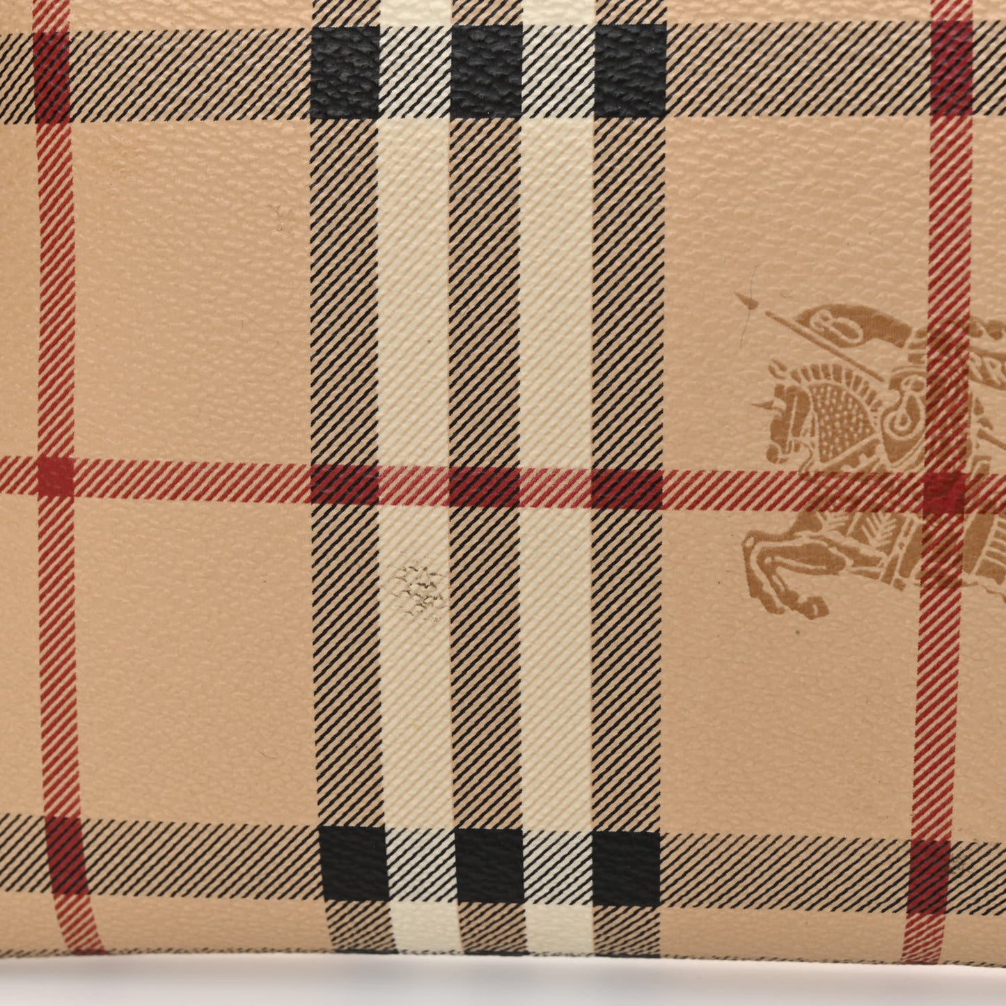 Haymarket Check Peyton Crossbody Clutch Bag Toffee