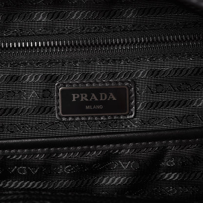 Prada Soft Calfskin Day Backpack Black 6 of 9