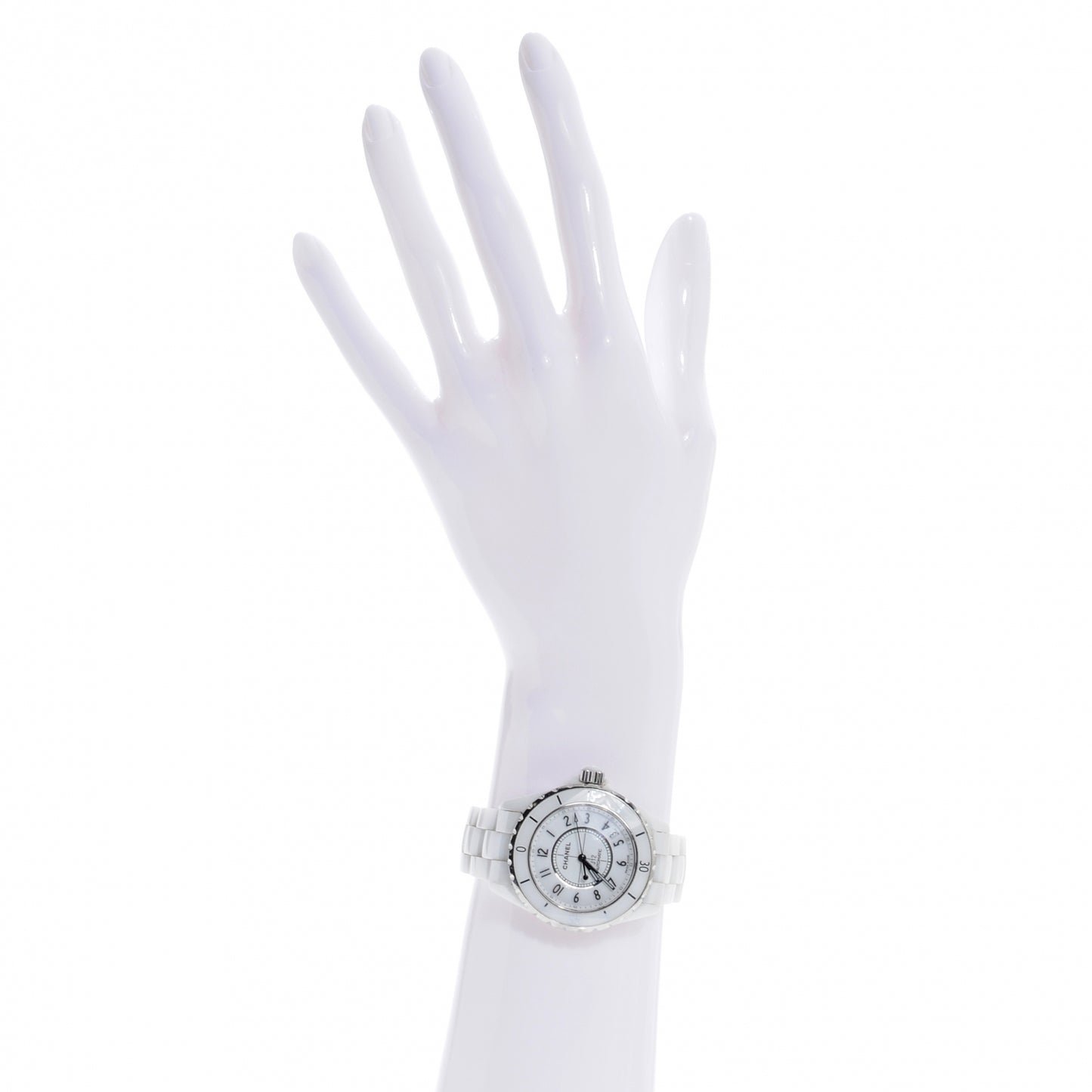 J12 38mm Ceramic Automatic Watch White