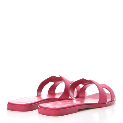 Hermes Epsom Oran Sandals 39 Rouge Azalee 6 of 18