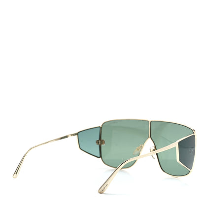Tom Ford Square Spector Sunglasses TF 708 Green Gold 4 of 8