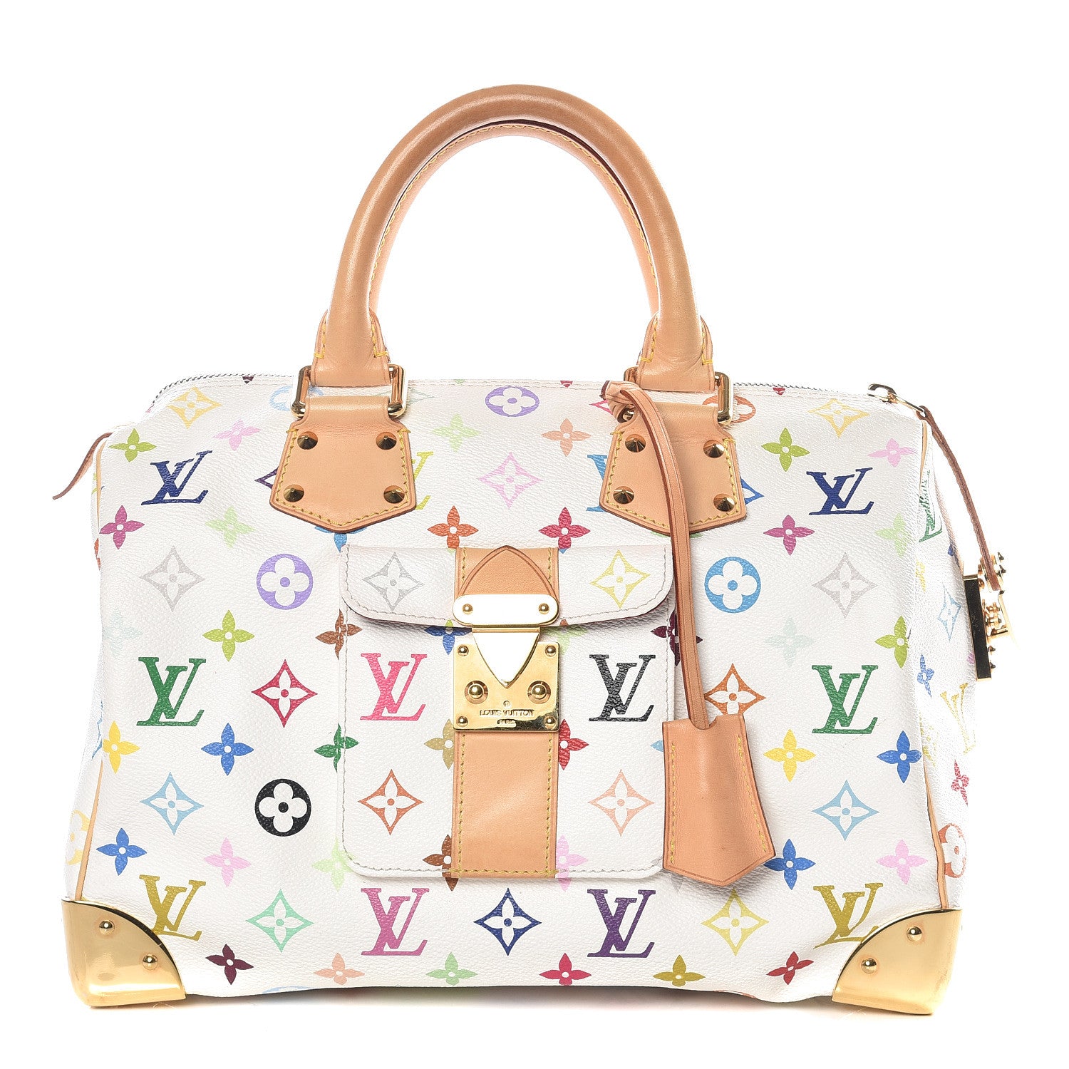 Louis Vuitton Monogram Multicolor Speedy 30 White 1 of 8