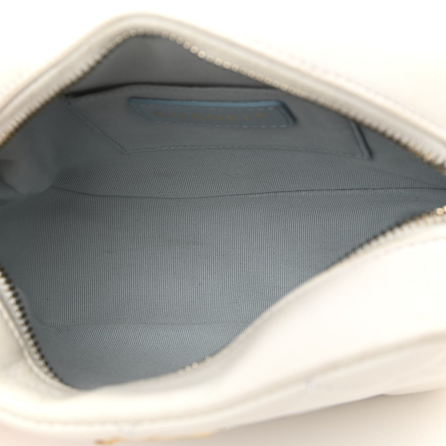Lambskin Quilted Mini My Perfect Camera Case White