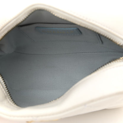 Chanel Lambskin Quilted Mini My Perfect Camera Case White 5 of 10