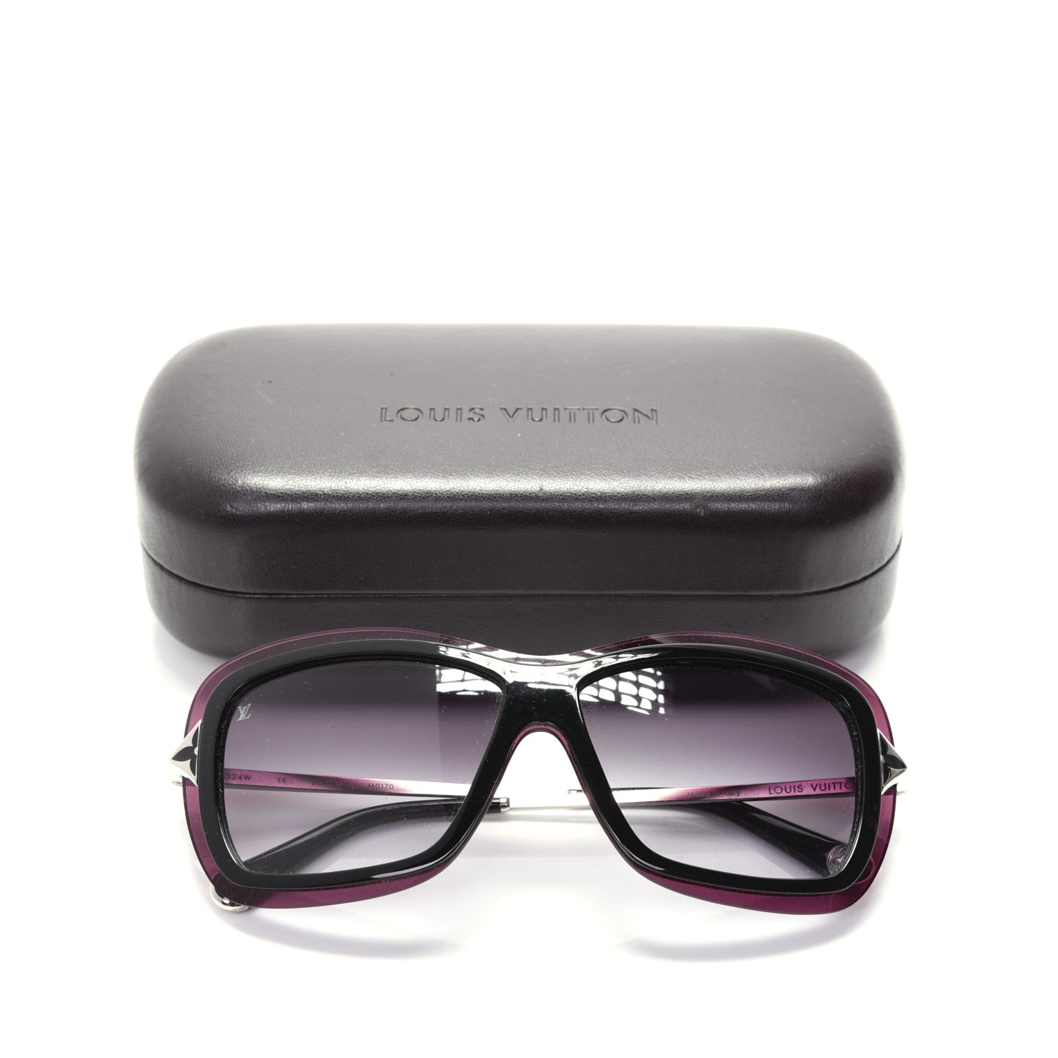Louis Vuitton Sunglasses Z0324W Burgundy Black 8 of 8