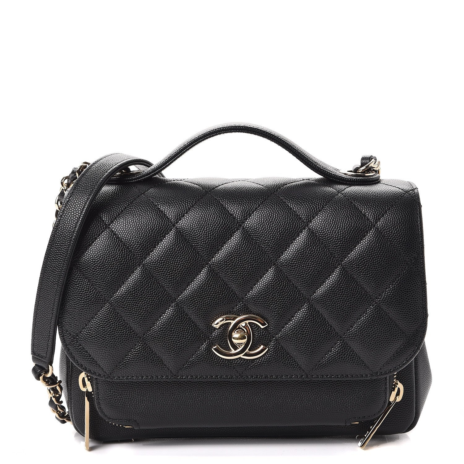 Chanel Caviar Quilted Small Business Affinity Flap Black 1 of 8