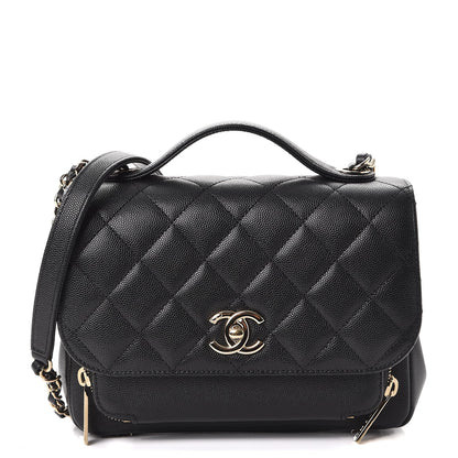 Chanel Caviar Quilted Small Business Affinity Flap Black 1 of 8