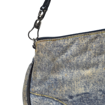 Christian Dior Denim Speedyway Mini Saddle Pochette 10 of 11