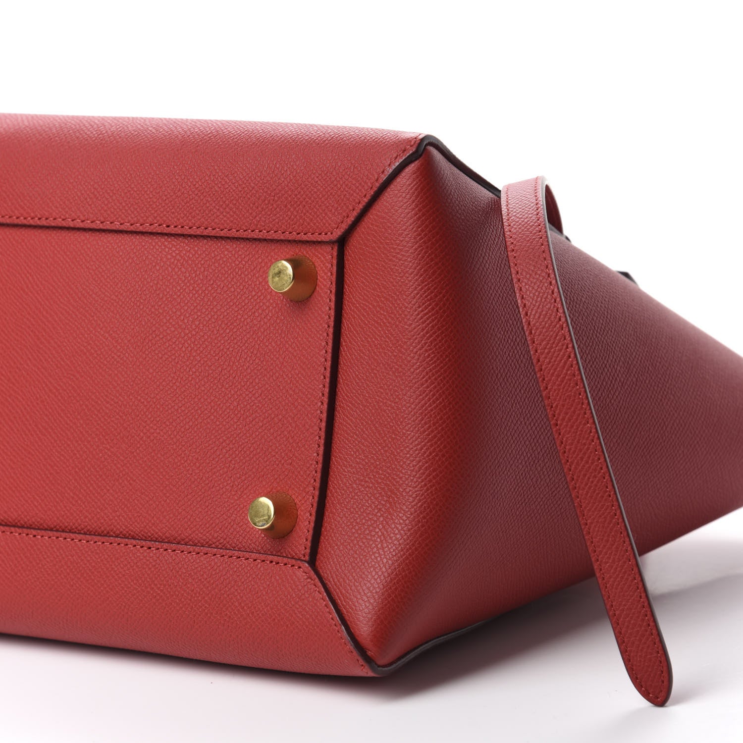 Celine Grained Calfskin Mini Belt Bag Coquelicot 8 of 10