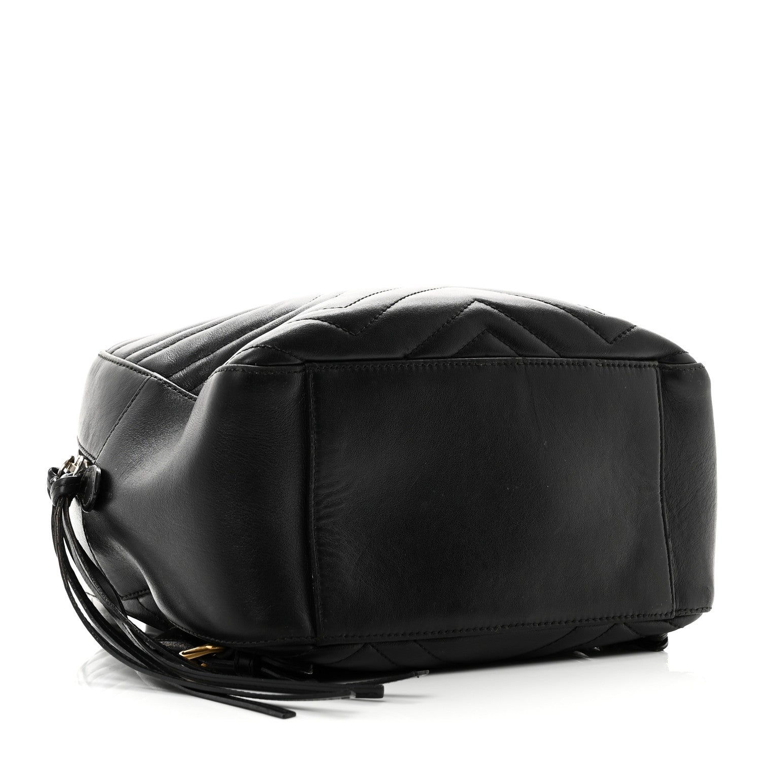 Gucci Calfskin Matelasse GG Marmont Dome Backpack Black 4 of 13