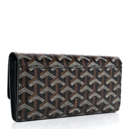 Goyard Goyardine Varenne Long Wallet Black 3 of 26
