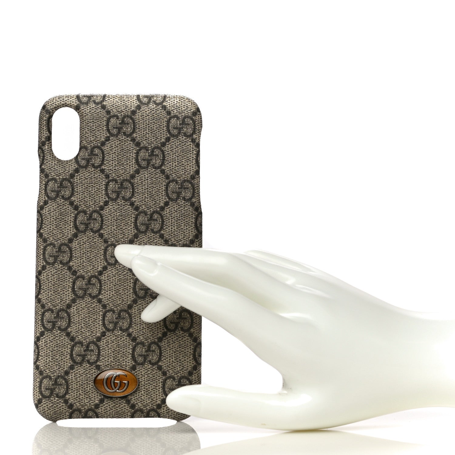 Gucci GG Supreme Monogram Ophidia iPhone XS Max Case 2 of 10