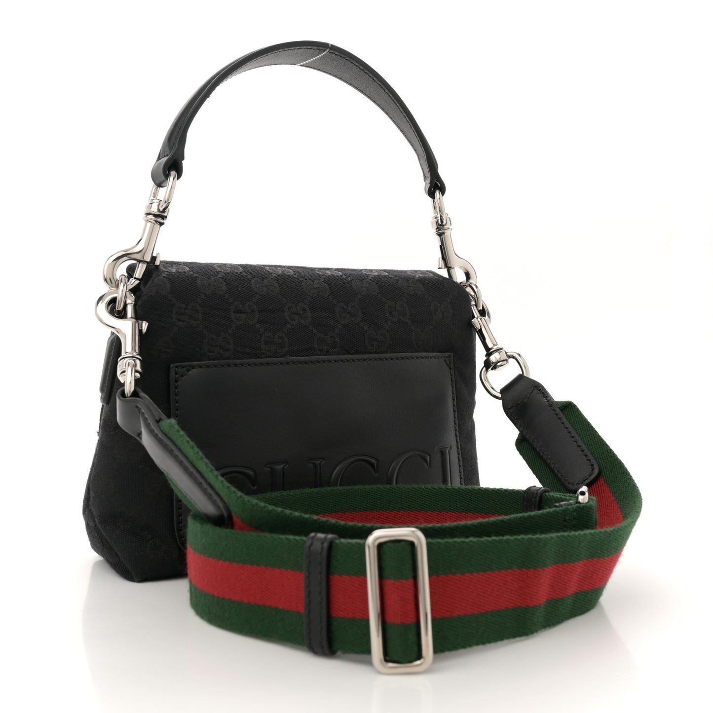 GG Canvas Small Crossbody Bag Black