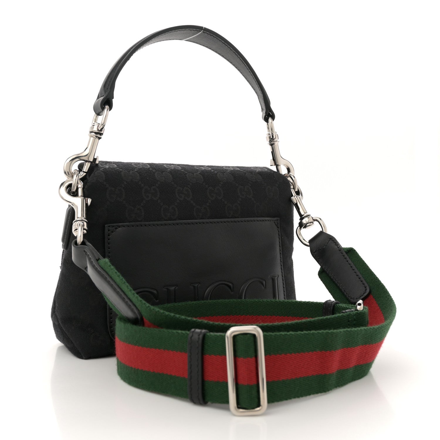 Gucci GG Canvas Small Crossbody Bag Black 3 of 11