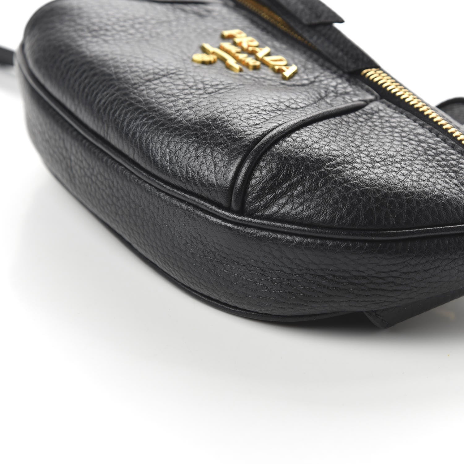Prada Vitello Daino Small Belt Bag Black 7 of 9