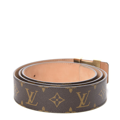 Louis Vuitton Monogram 40mm LV Initiales Belt 110 44 2 of 8