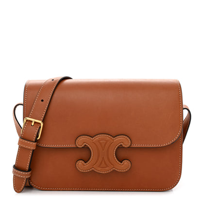 Celine Natural Calfskin Triomphe Tan 1 of 14