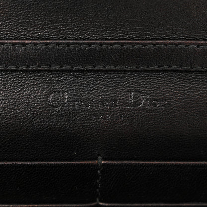 Christian Dior Smooth Lambskin Tribale Chain Wallet Black 6 of 10