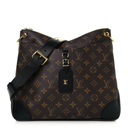 Louis Vuitton Monogram Odeon MM Black 1 of 14
