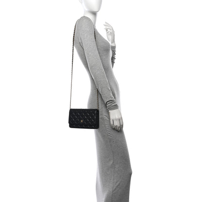 Chanel Caviar Quilted Wallet on Chain WOC Black 2 of 12