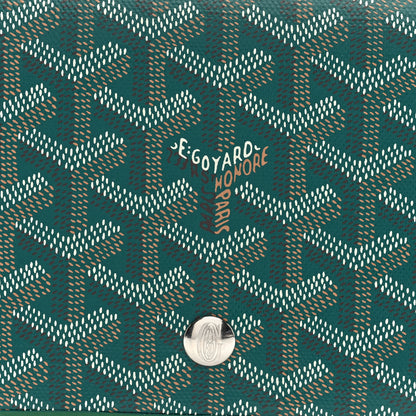 Goyard Goyardine Plumet Wallet Clutch Green 9 of 11
