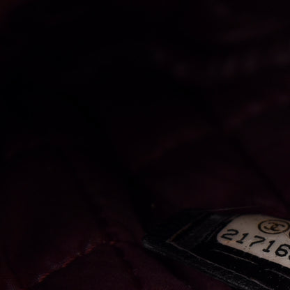 Chanel Lambskin Quilted Large Cosmetic Case Black 7 of 8