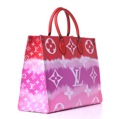 Louis Vuitton Monogram Escale Onthego GM Rouge 2 of 5