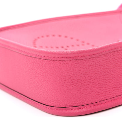 Hermes Taurillon Clemence Evelyne TPM Framboise 3 of 10