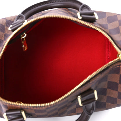 Louis Vuitton Damier Ebene Speedy Bandouliere 25 5 of 11