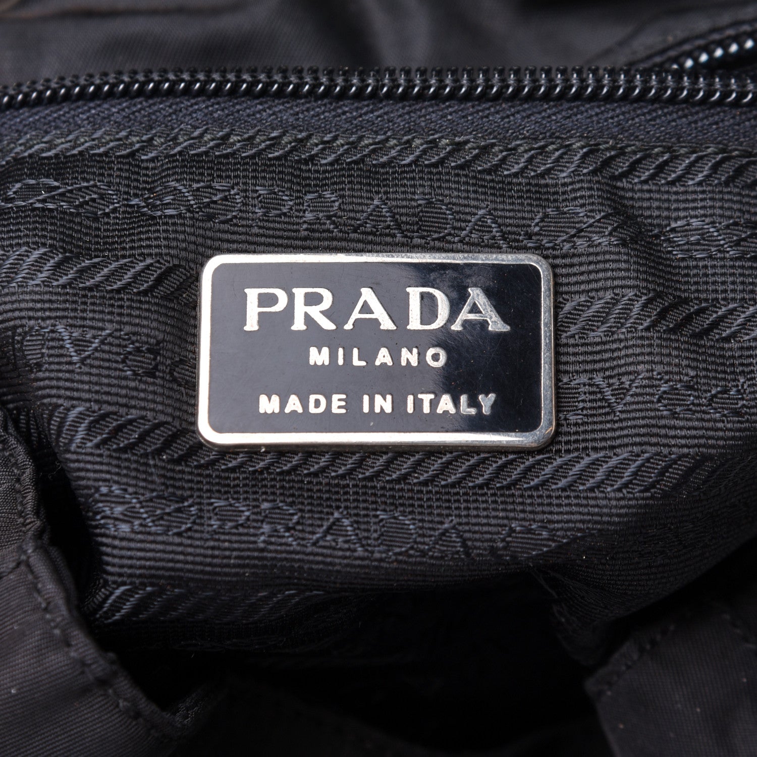 Prada Tessuto Nylon Backpack Black 5 of 9