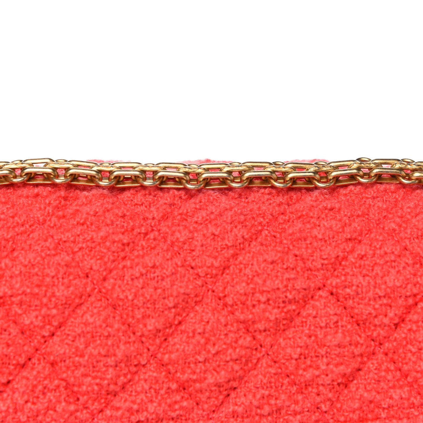 Tweed Quilted 2.55 Reissue Mini Flap Coral