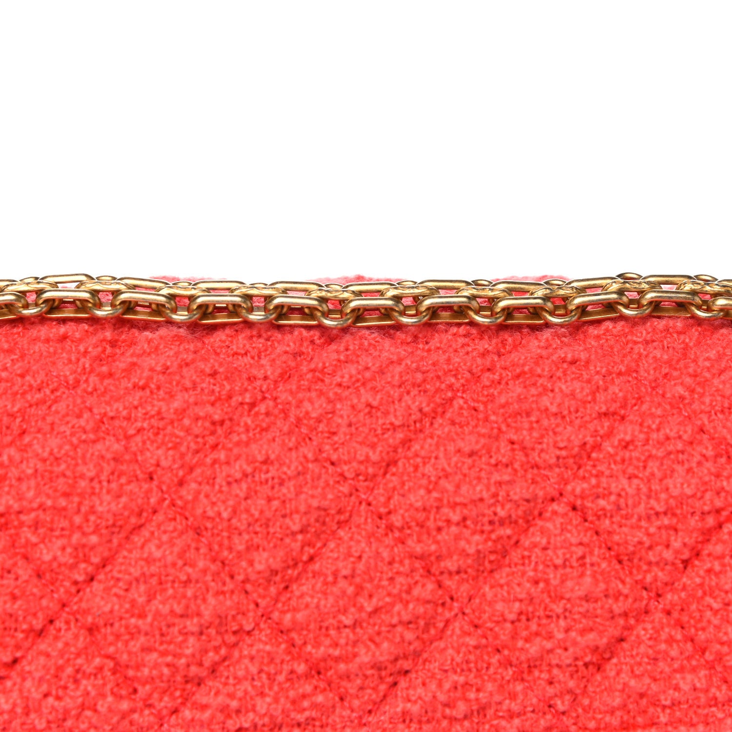 Chanel Tweed Quilted 2.55 Reissue Mini Flap Coral 9 of 13