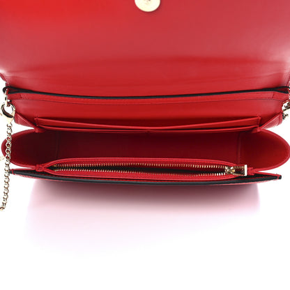 Christian Louboutin Loubi Kraft PVC Patent Calfskin Paloma Clutch Kraft Latte 4 of 12
