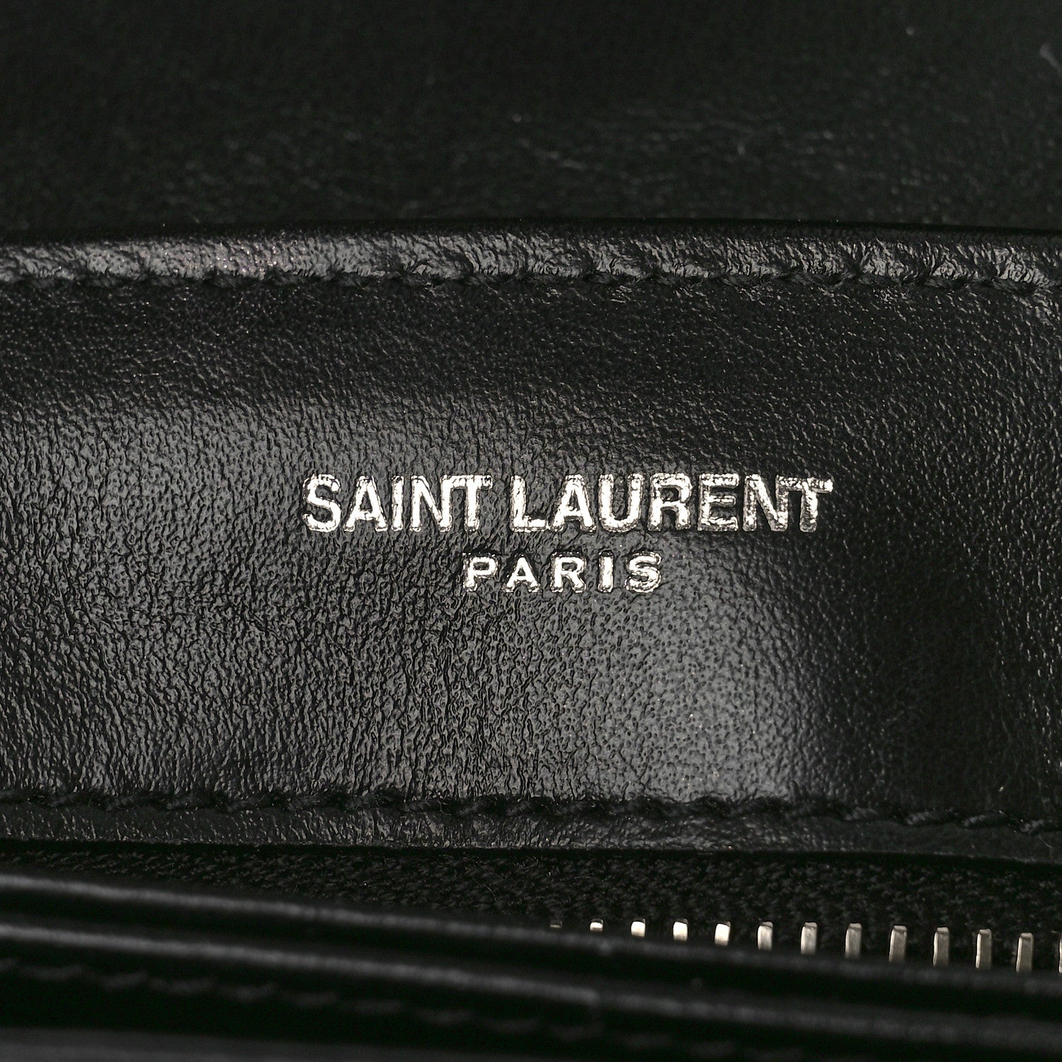 Saint Laurent Calfskin Y Quilted Monogram Toy Loulou Crossbody Bag Black 6 of 8