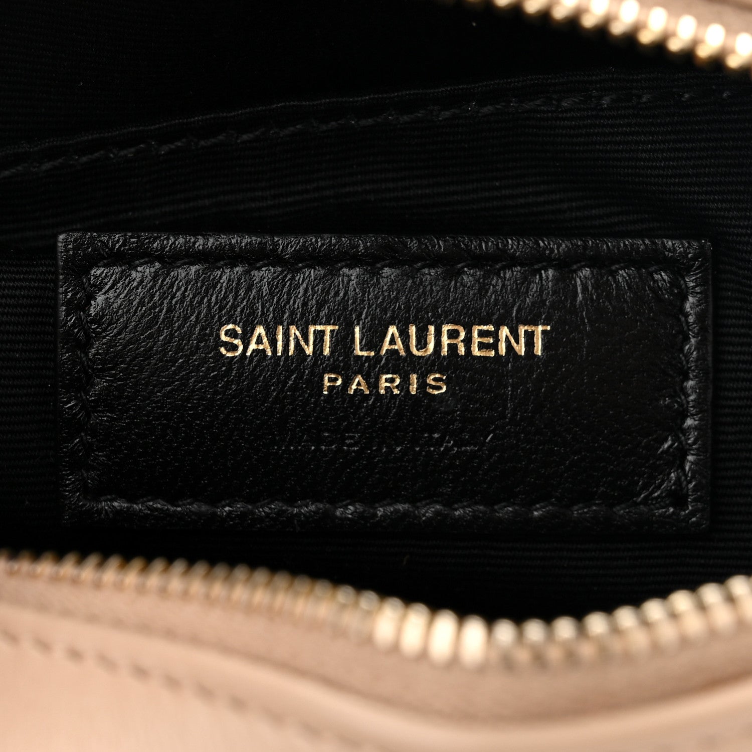 Saint Laurent Calfskin Matelasse Monogram Lou Belt Bag Dark Beige 6 of 11