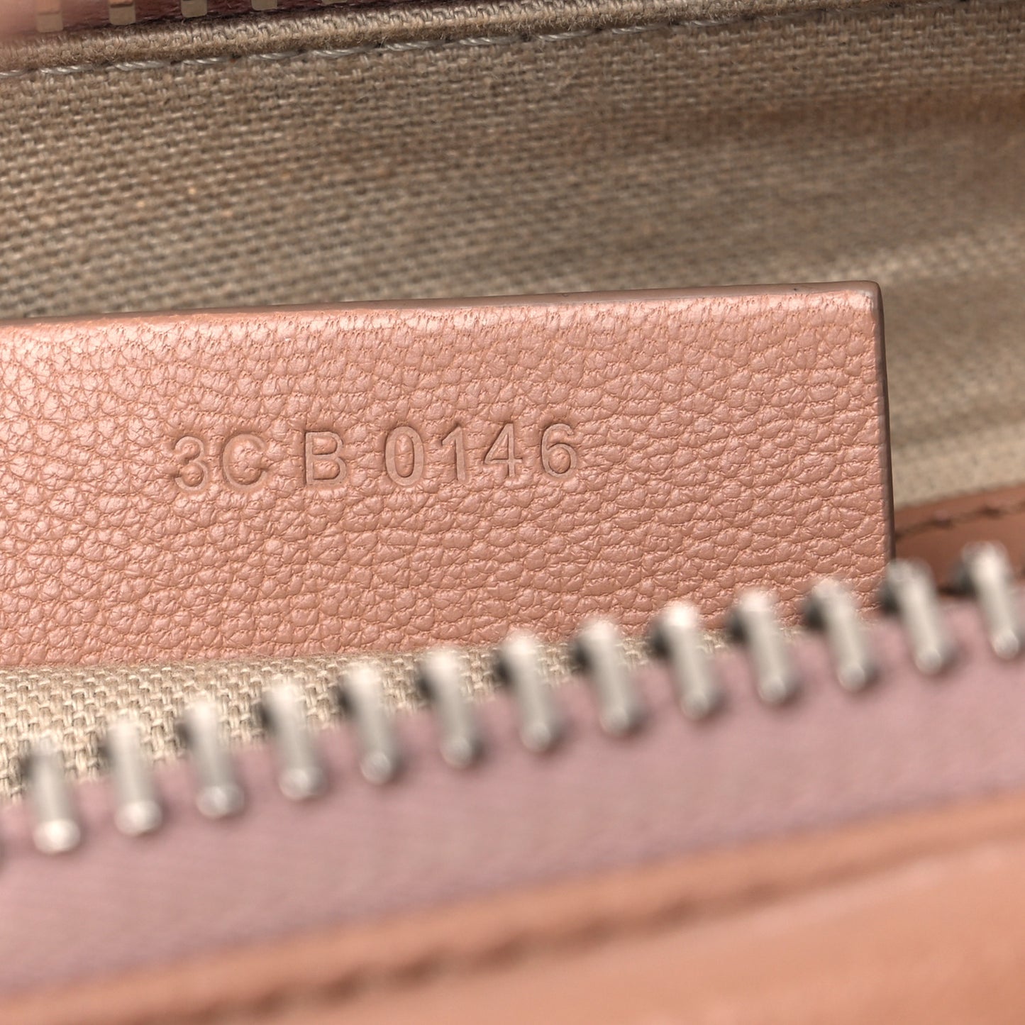 Sugar Goatskin Mini Antigona Old Pink