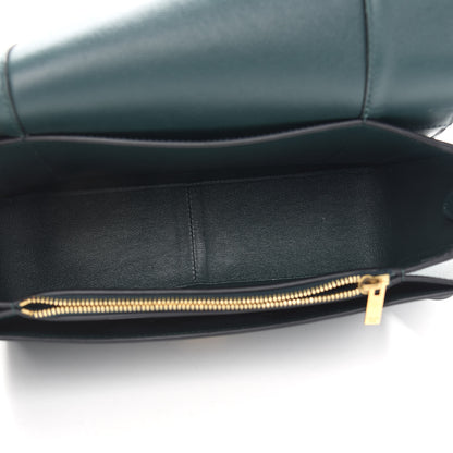 Celine Shiny Smooth Calfskin Medium Frame Shoulder Bag Amazone Dark Navy 5 of 9