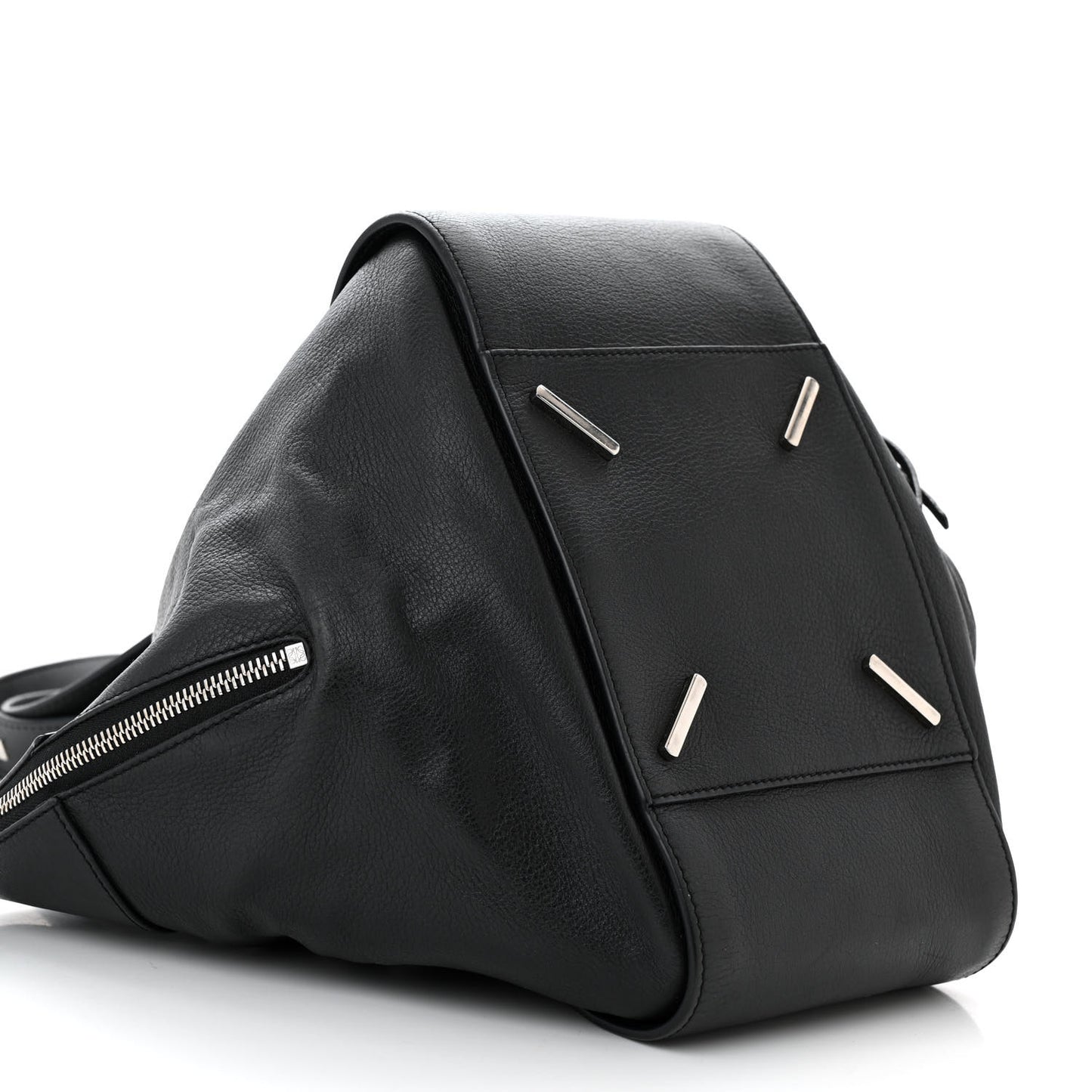 Calfskin Small Hammock Shoulder Bag Black