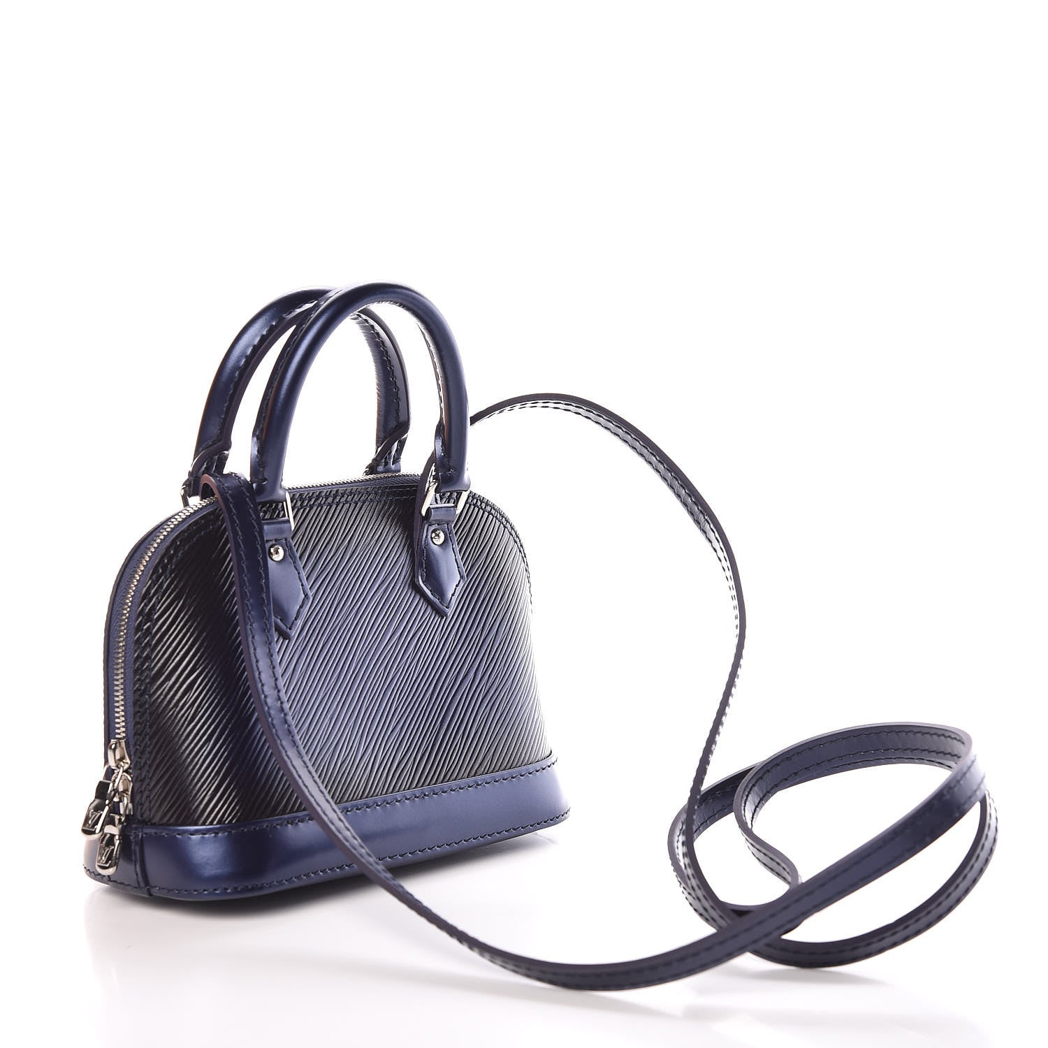 Louis Vuitton Epi Sequins Flame Alma Nano Blue Nuit 3 of 9