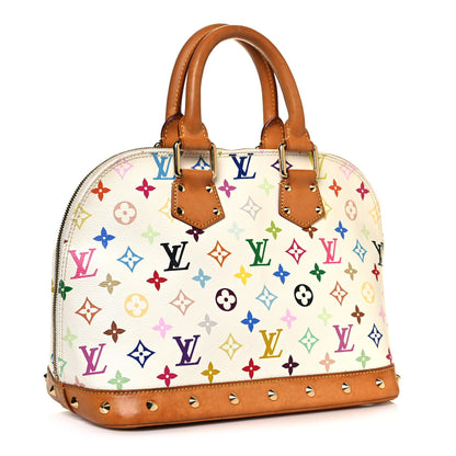 Louis Vuitton Monogram Multicolor Alma White 3 of 14