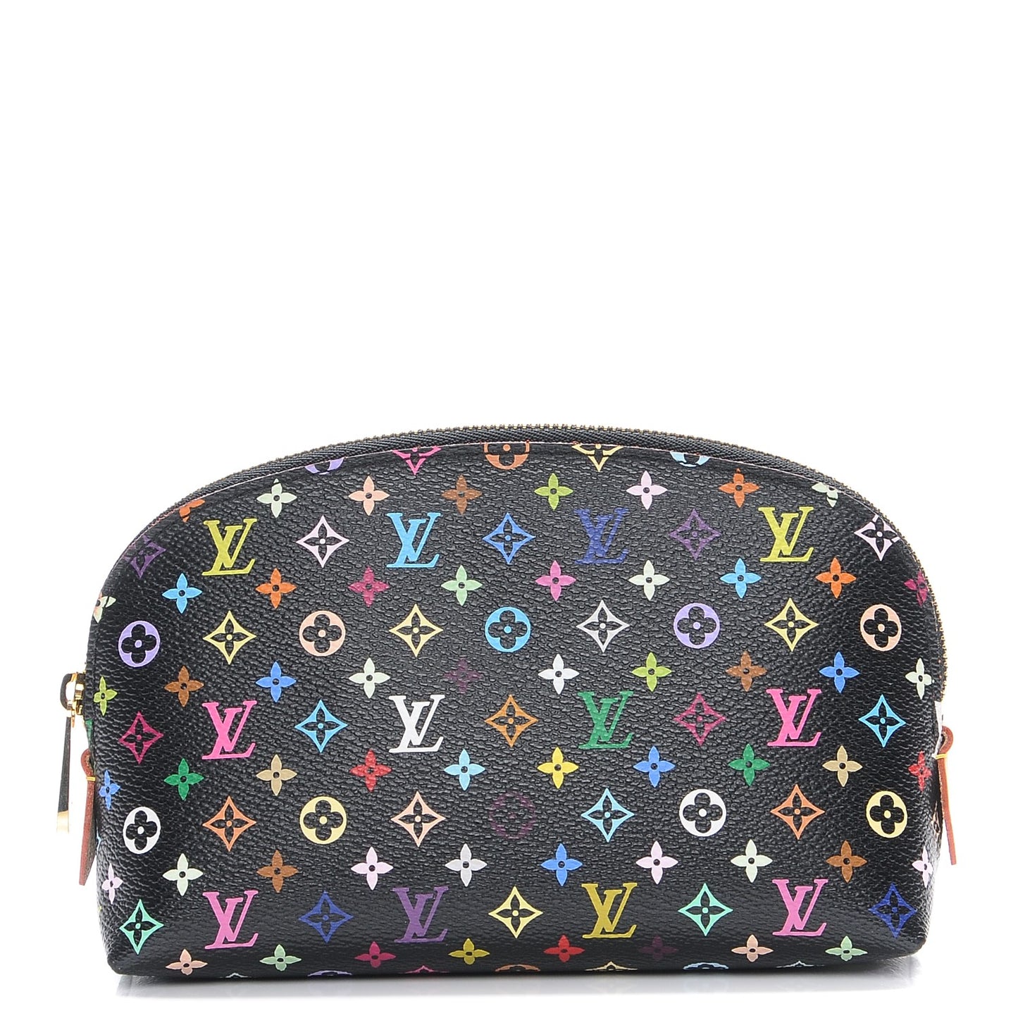 Monogram Multicolor Cosmetic Pouch Black Grenade