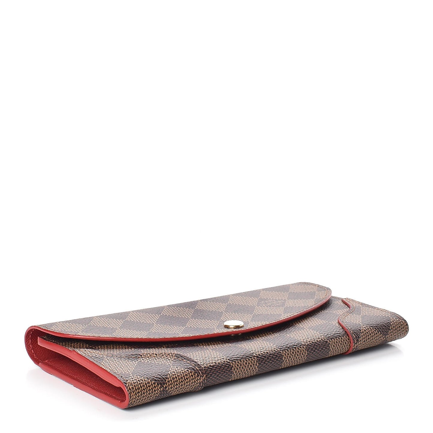Damier Ebene Caissa Wallet Cherry